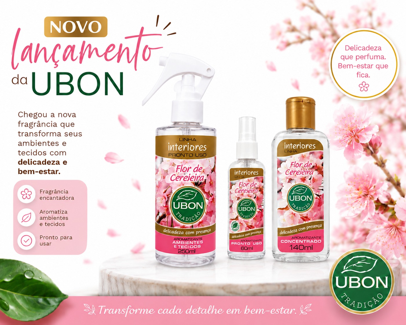 Lançamento Flor de Cerejeira