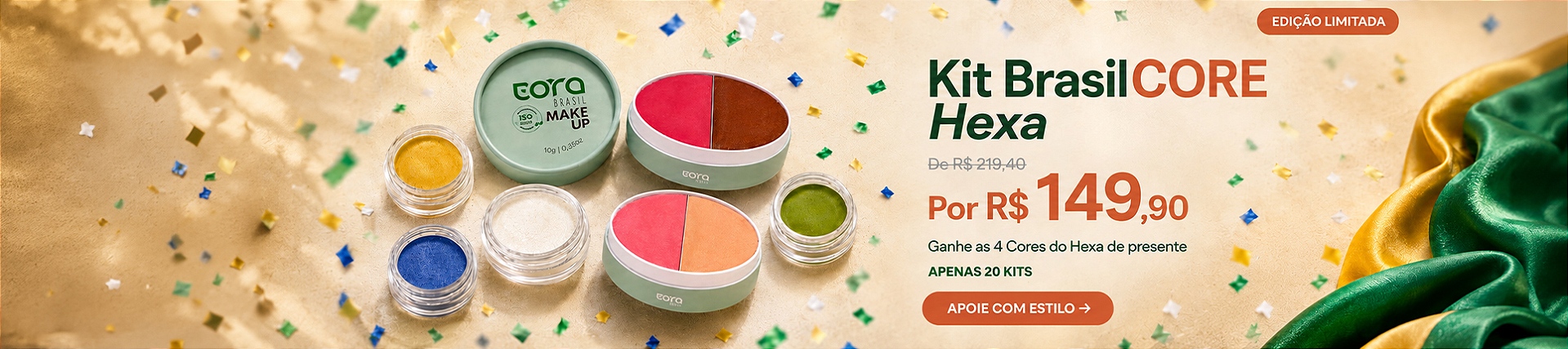 Kit BrasilCORE Hexa