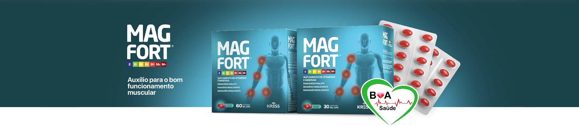 MAGFORT SUPLEMENTOS DE VITAMINAS E MINERAIS BOA SAUDE LOJA VIRTUAL KRESS