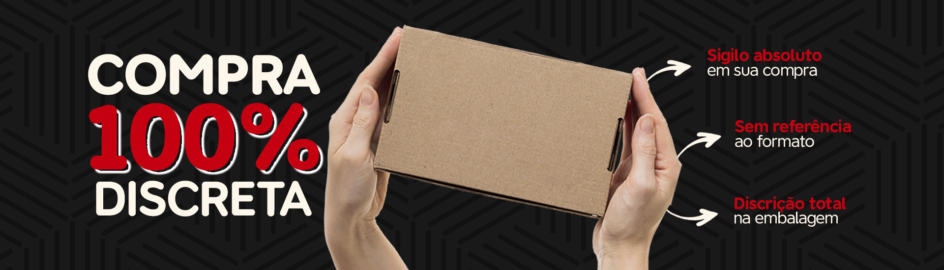 Full Banner embalagem discreta