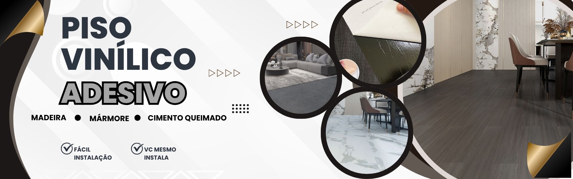 Piso Adesivo Madeira