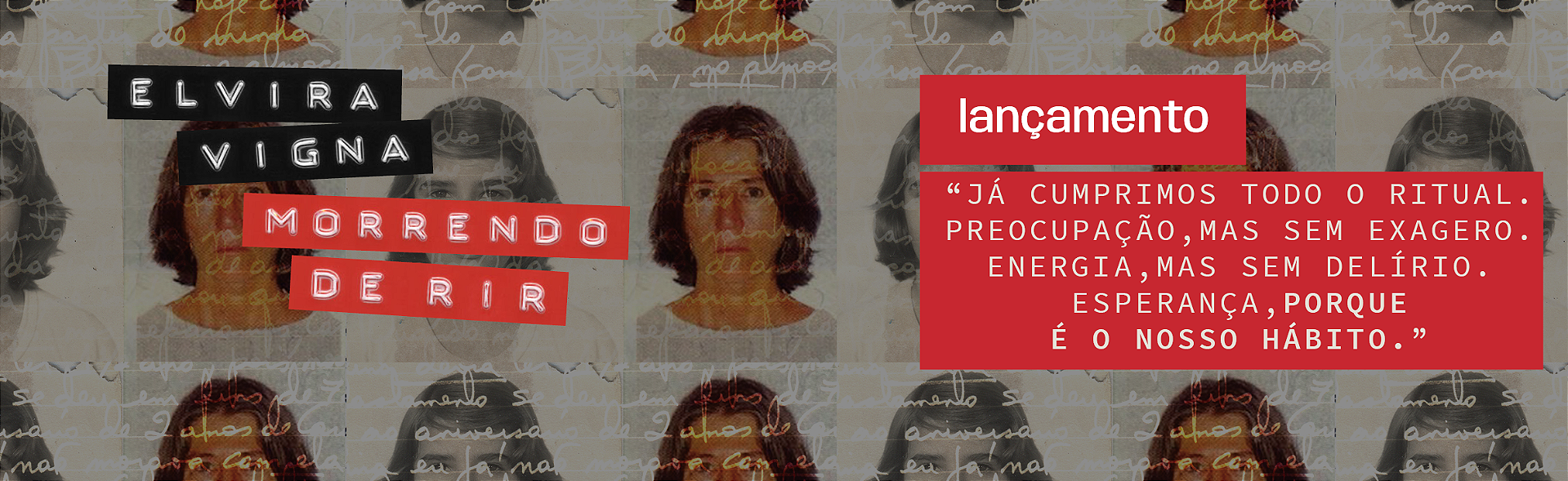 MORRENDO DE RIR - Elvira Vigna lançamento