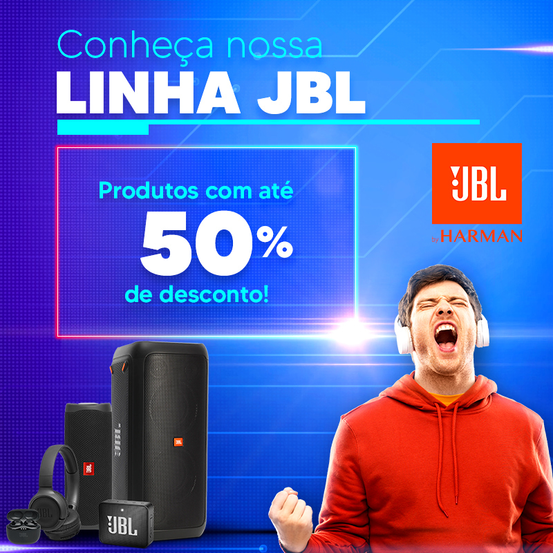 Principal JBL 50% de desconto- Mobile