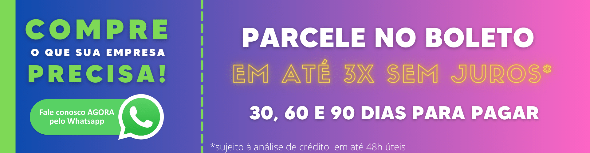 Principal Compre para sua Empresa Formas de Pagamento - Desktop