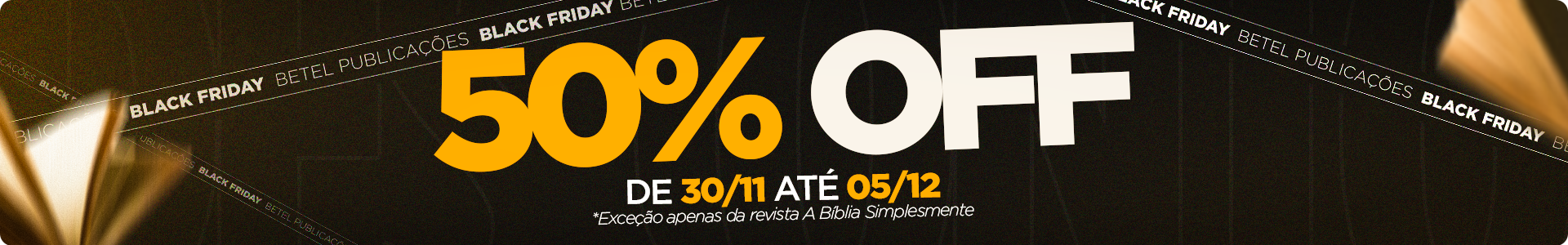 BLACK FRIDAY - 50%OFF (cantos arredondados)