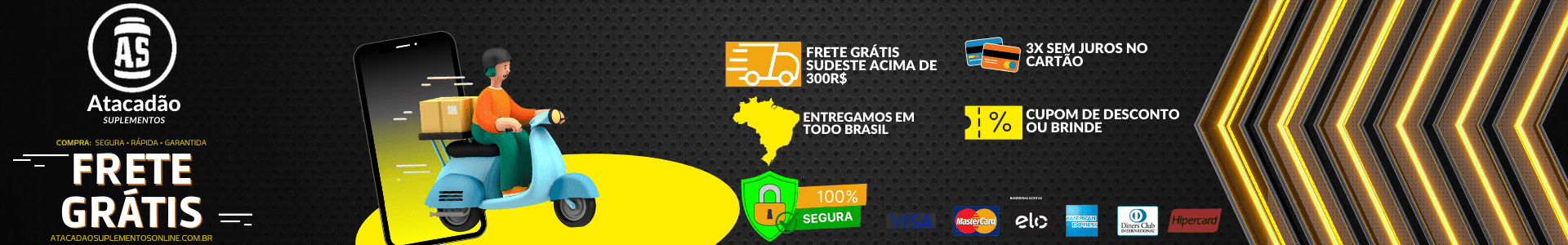 Atacadão Suplementos Maior e melhor loja de suplementos de Uberlândia Compre Em Até X Sem