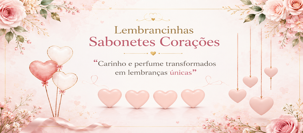 Lembrancinhas Sabonete Coração