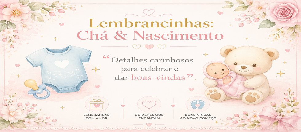 Lembrancinhas: Chá & Nascimento