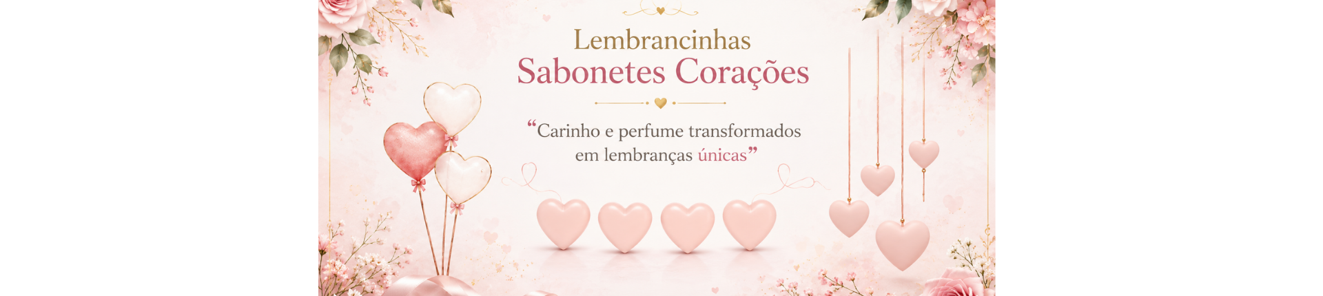 Lembrancinhas Sabonete Coração