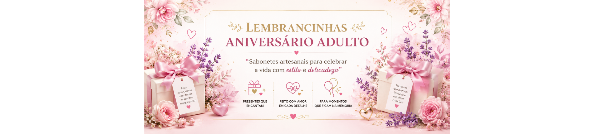 Lembrancinhas de Aniversário Adulto
