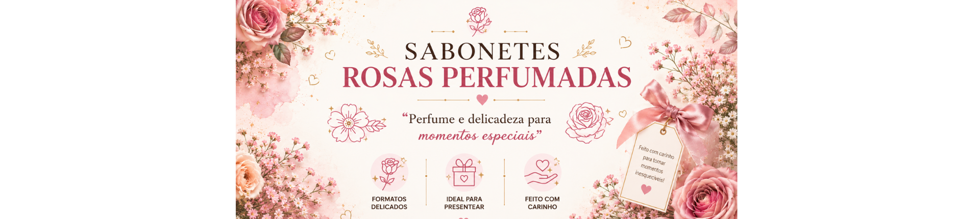 Lembrancinhas Rosas e Flores