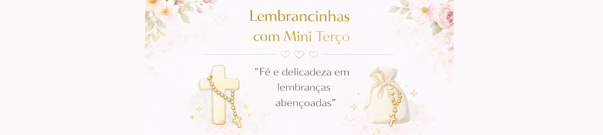 Lembrancinhas com Mini Terço