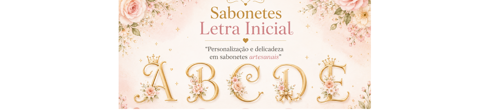 Sabonetes Letra Inicial