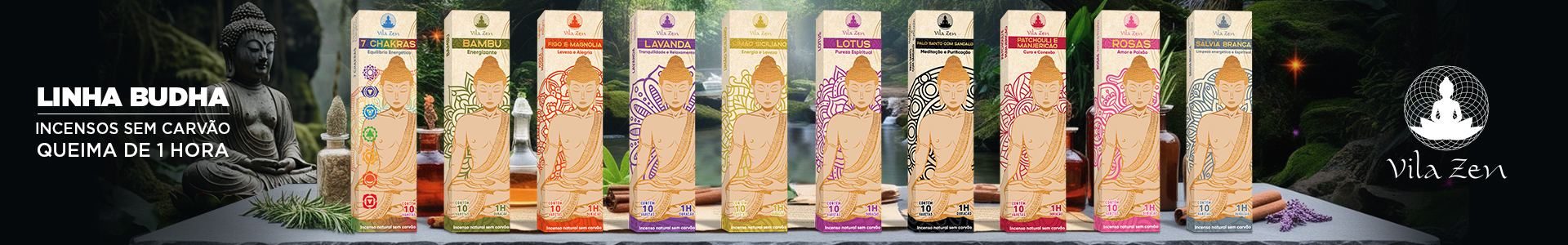 Incensos Budha Vila Zen