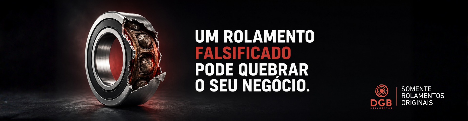 Rolamento falsificado