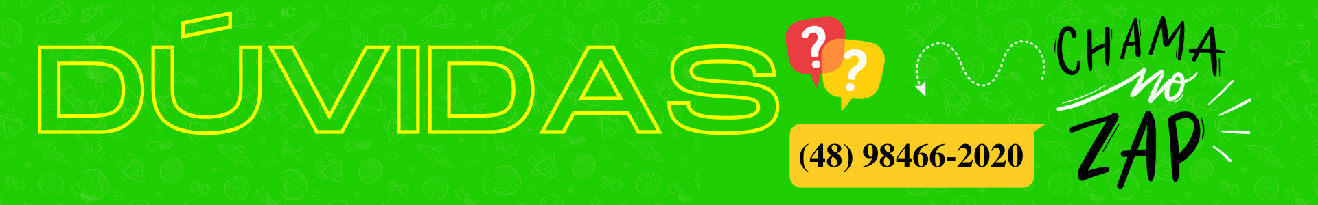 Dúvidas chama no Whatssap