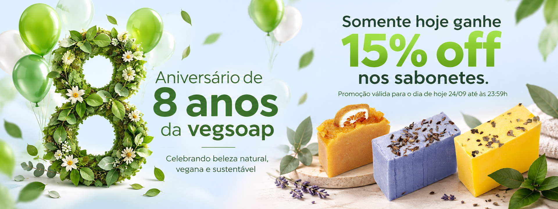 15%Off sabonetes