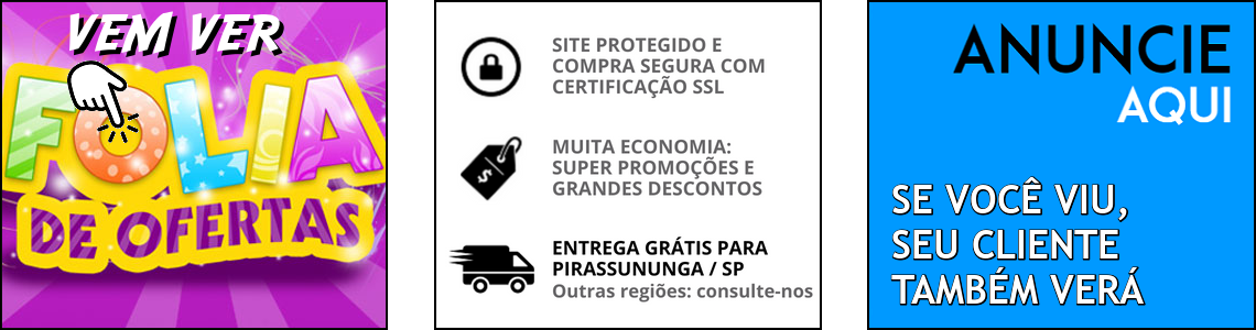 Promoção e site seguro.