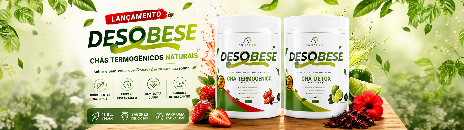 LANÇAMENTO CHÁS