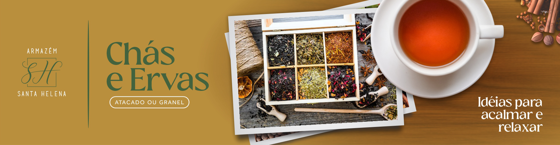 Chás e Ervas Novo