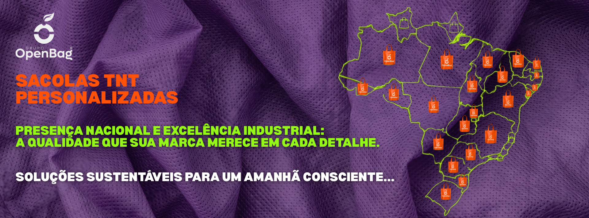 SACOLAS EM TNT TERMO  SELADA