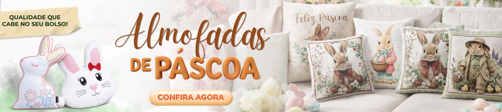 Banner Almofadas de Páscoa