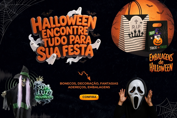 Banner Prepare-se Halloween 2025 mobile