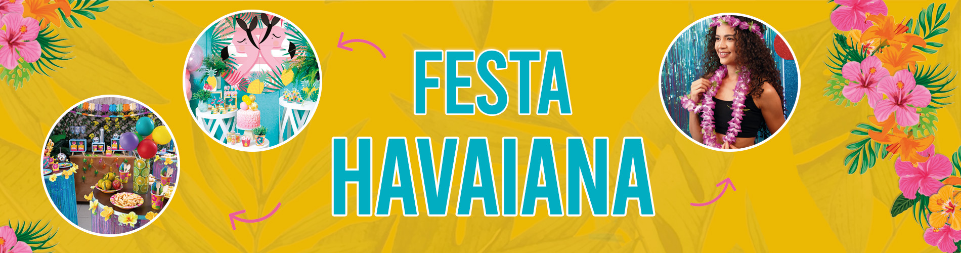 Banner Festa Havaiana