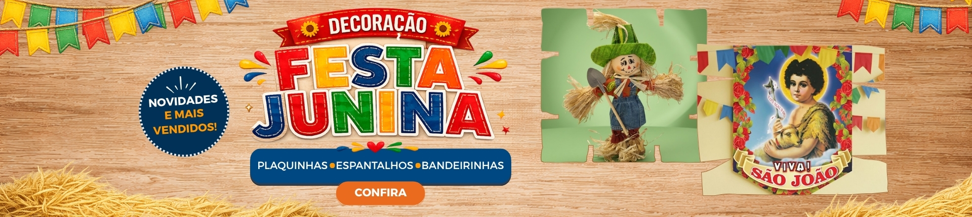 Banner Festa Junina 2026 Decorações