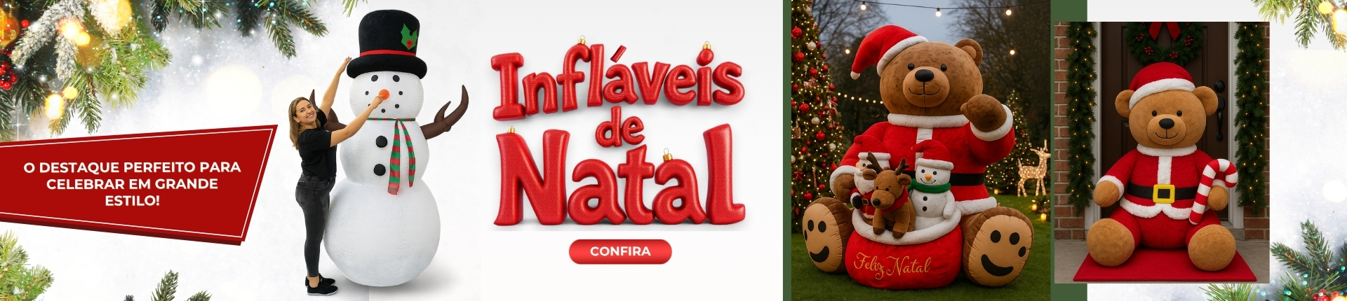 Banner Infláveis de Natal