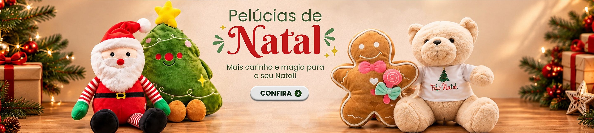 Banner Pelúcias de Natal 2026