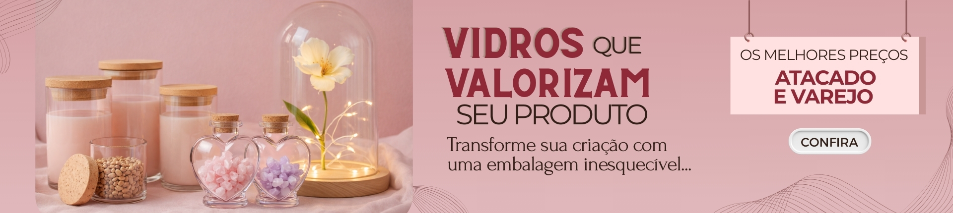 Banner Vidros rosinha Home