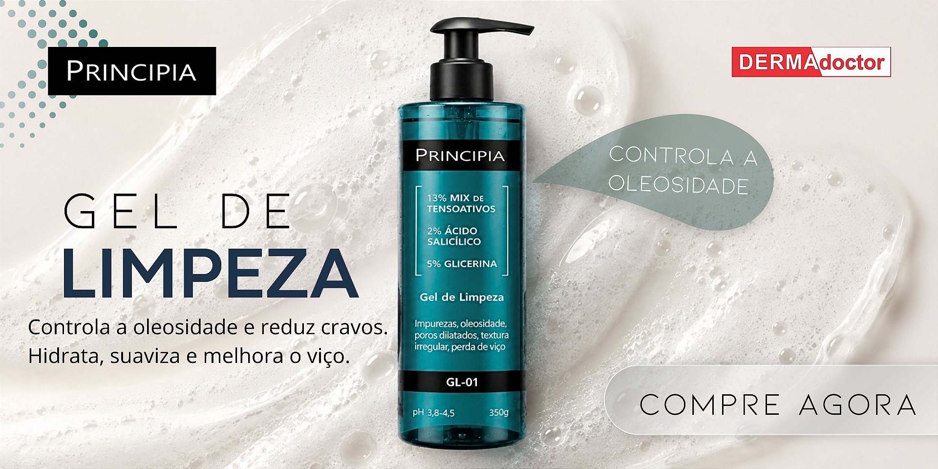 05/10/2026- Principia Gel De Limpeza Skincare 13% Tensoativos- Duda