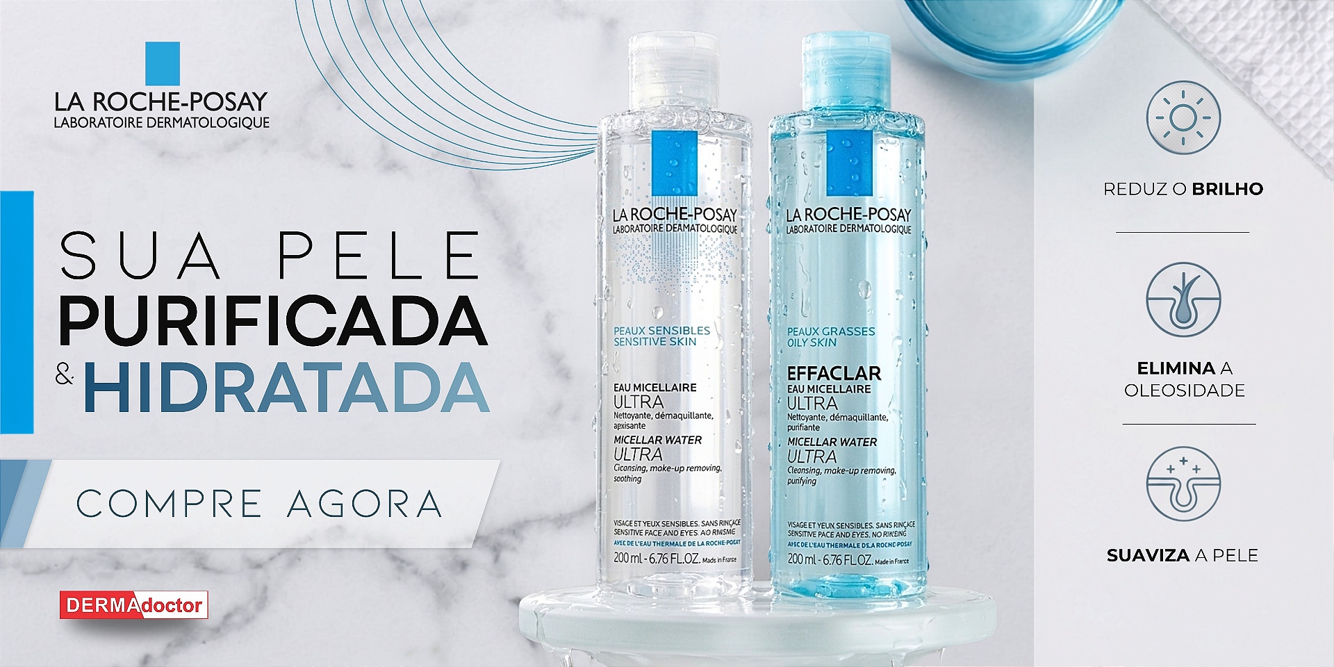 La Roche-Posay Effaclar Solução Micelar Ultra Peles Oleosas 200ml - mobile