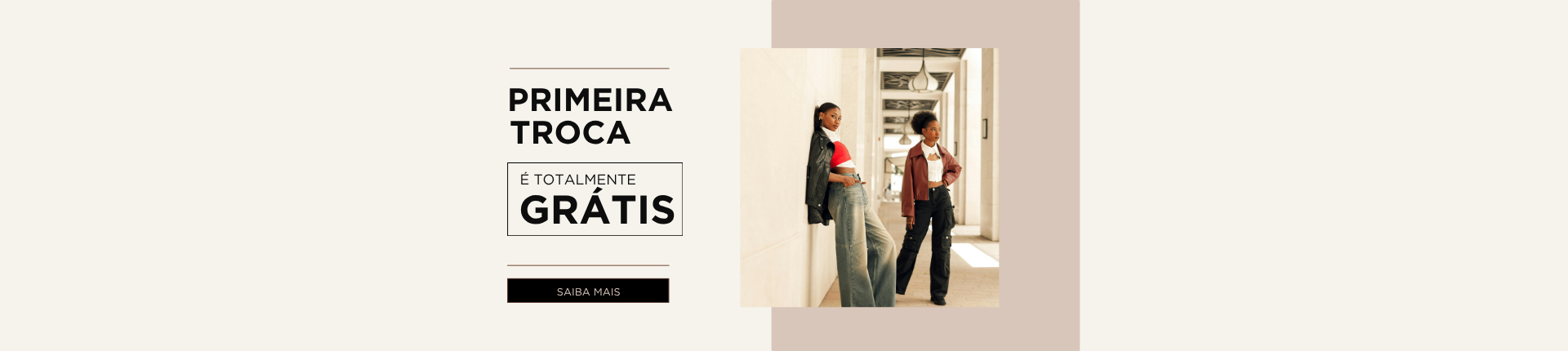 PRIMEIRA TROCA GRATUITA