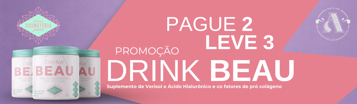 Drink Beau - Verisol com ácido hialurônico e co fatores de pró colágeno