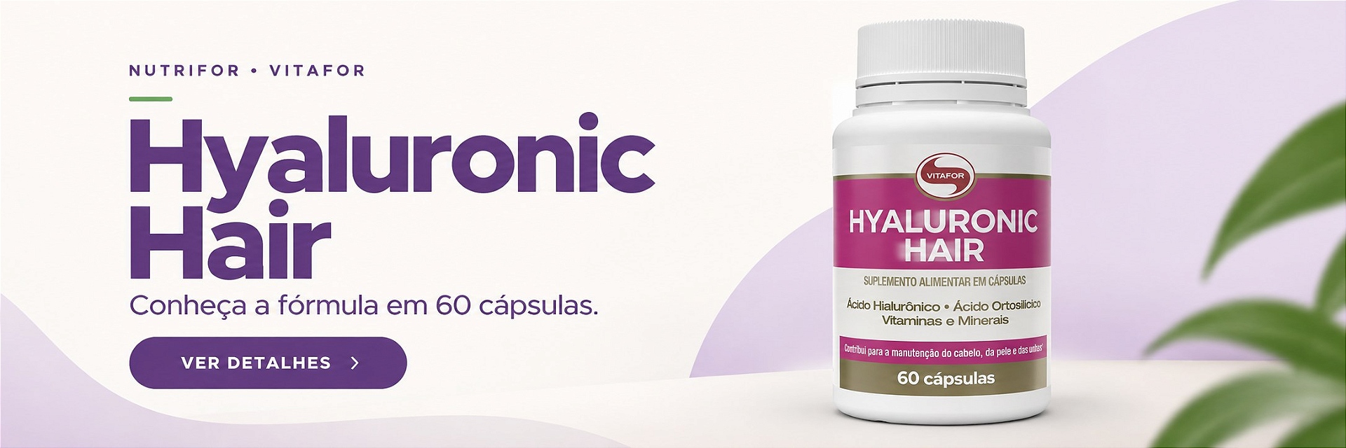 Vitafor - Hyaluronic Hair 60 cápsulas