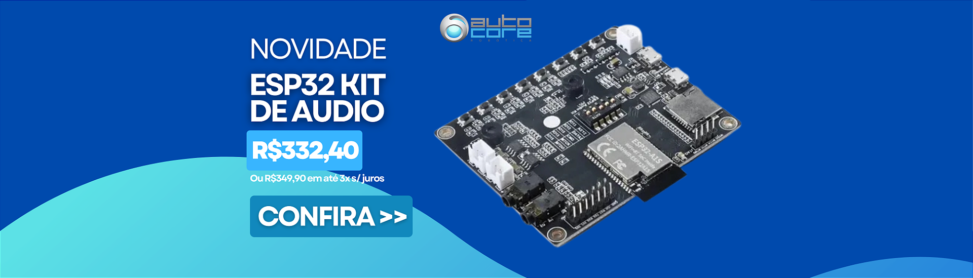 NOVIDADE esp32 audio kit