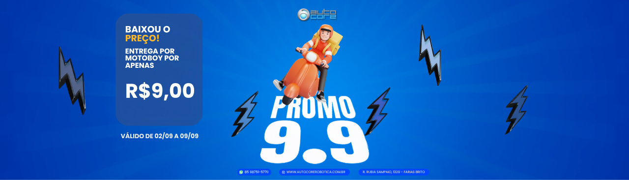frete reduzido 9.9