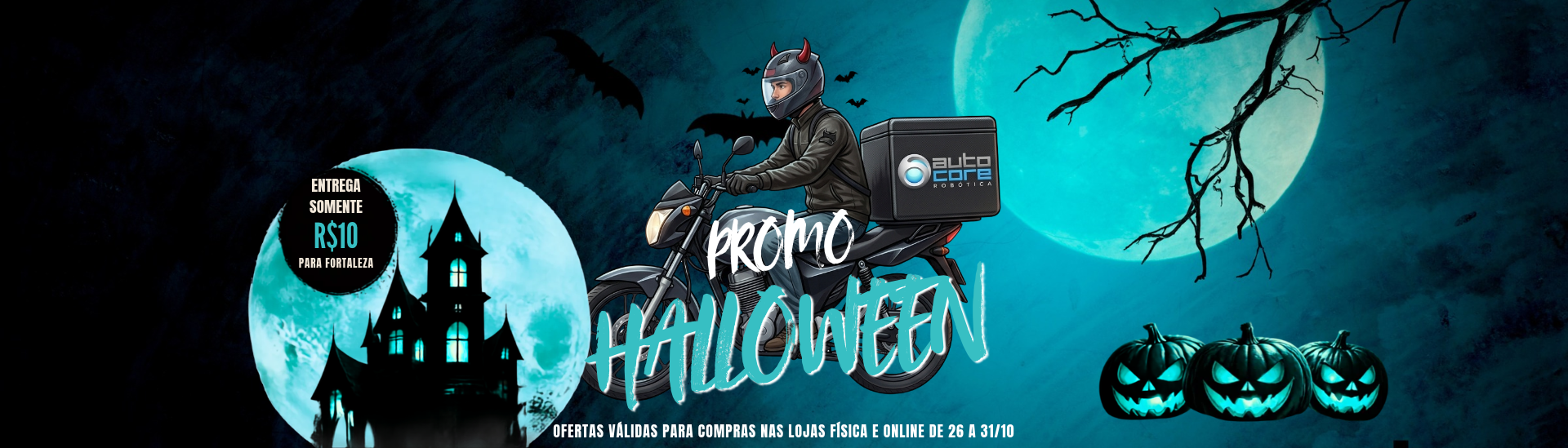 promo frete fortaleza halloween 26