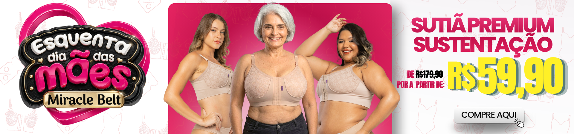 BANNER: Sutiã Premium Sustentação