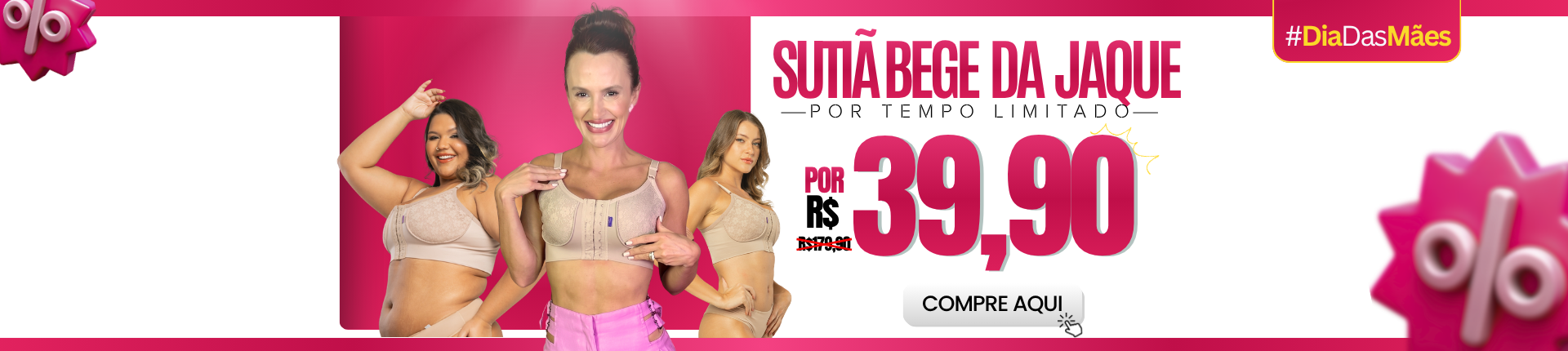 BANNER: Sutiã Premium Sustentação