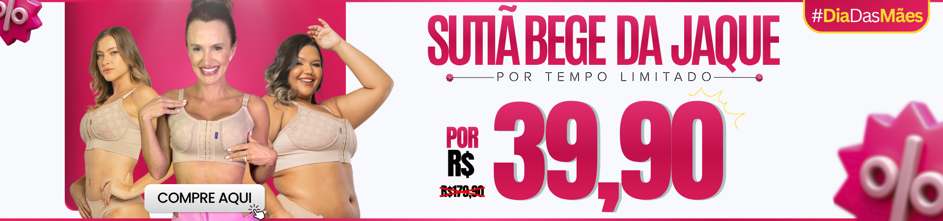 BANNER: Sutiã Premium Sustentação