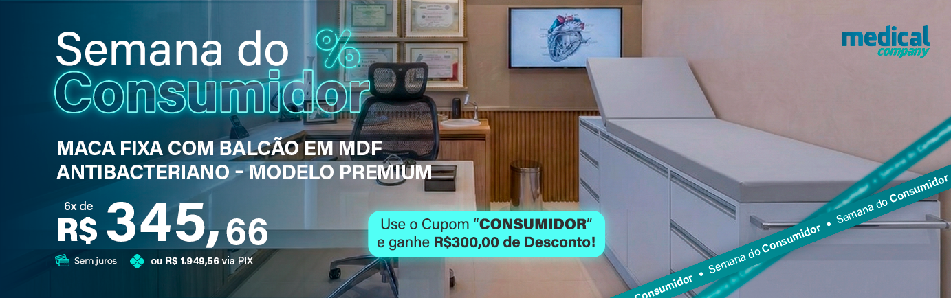 [CONSUMIDOR] Maca Fixa com Balcão em MDF antibacteriano - Modelo Premium