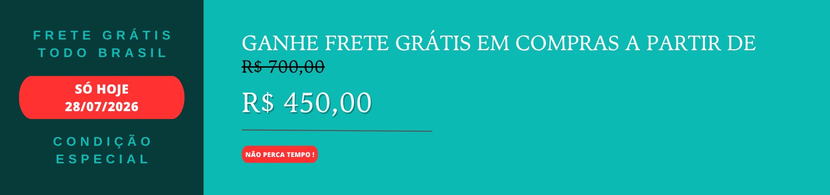 Frete Grátis Quarta
