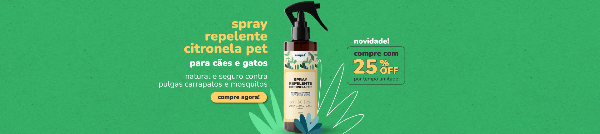 Spray Repelente Citronela Pet