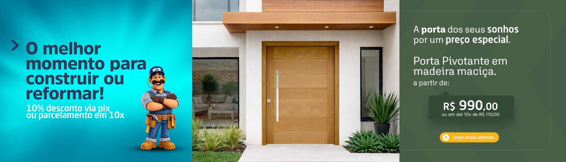Porta Pivotante Promoção