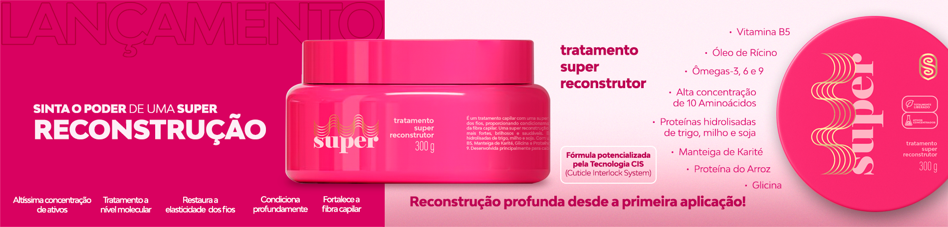 Máscara Reconstrutora Lançamento
