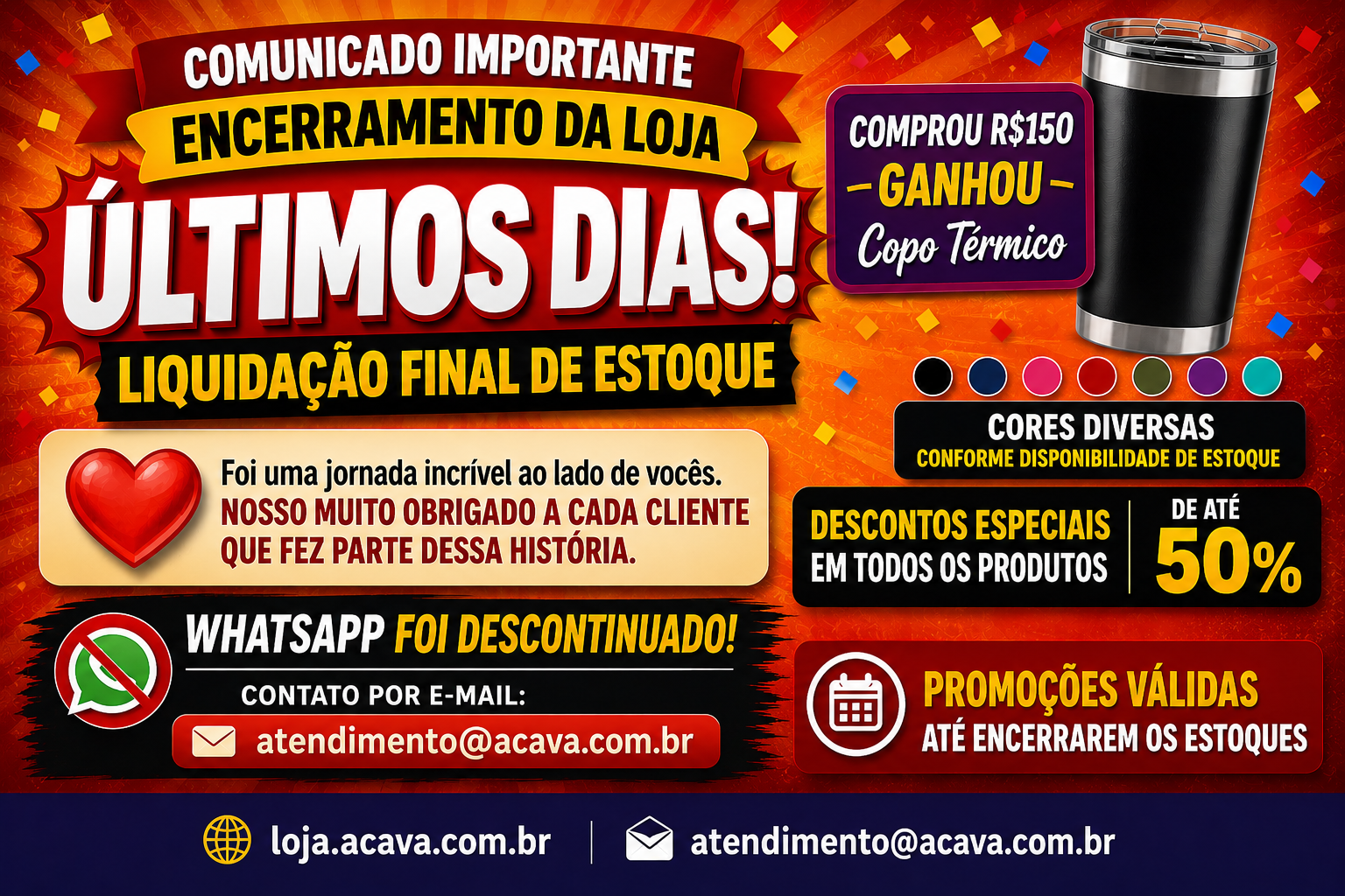 Limpa estoque