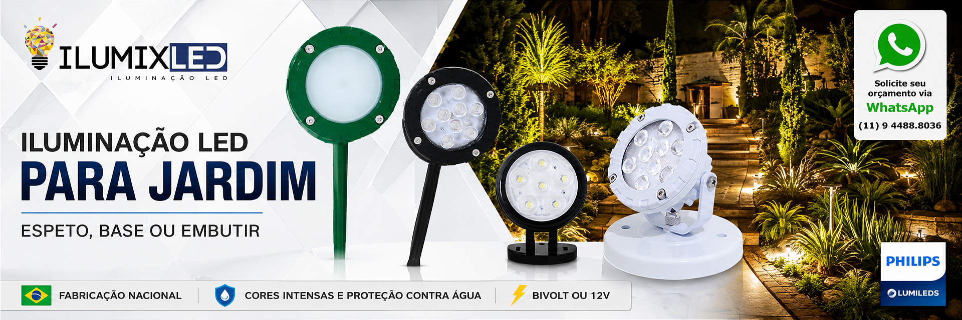 Iluminação para Jardim